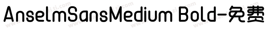 AnselmSansMedium Bold字体转换